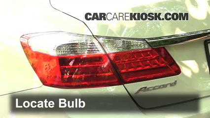 2013 Honda Accord EX-L 2.4L 4 Cyl. Sedan Éclairage Feux de position arrière (remplacer ampoule)